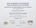 Certified Financial Manager certificate
