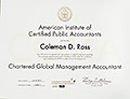 Certified Global Management Accountant certificate