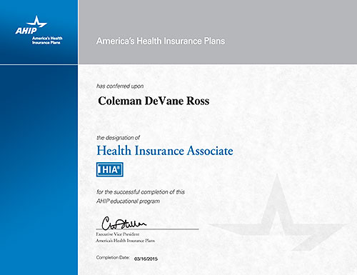 Health Insurance Associate certificate
