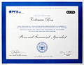 Personal Financial Specialist certificate