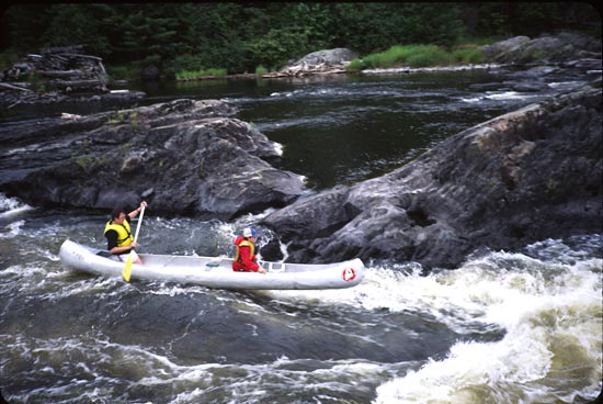 BSA Maine High Adventure canoeing