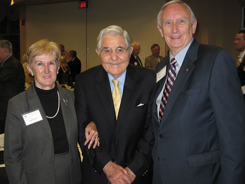 Coleman and Carol Ross with Bill Friday