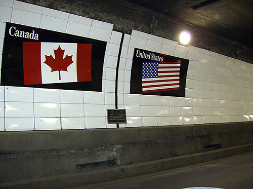 Detroit Windsor Tunnel Border Crossing