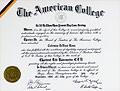 Chartered Life Underwriter certificate